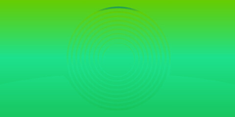 3d abstract bright green studio room background. Turquoise empty gradient backdrop. Product minimal interior mockup. Mint color scene for product presentation. Vector illustration.