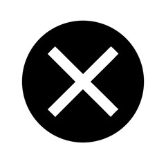 X circle check icon vector illustration