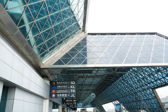Taoyuan Airport in Taipei, Taiwan - 台湾 台北 桃園国際空港 ターミナル