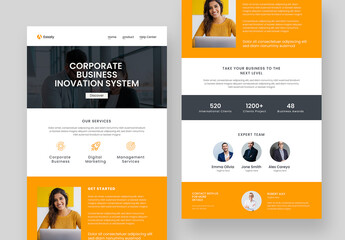 Business Email Newsletter Template