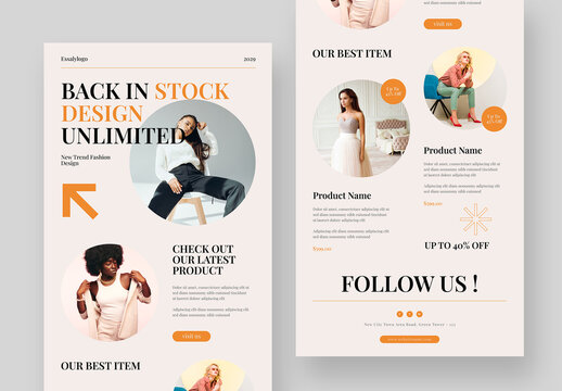 Fashion Product Email Newsletter Template