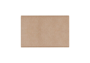 Fototapeta premium Brown cardboard box, transparent background