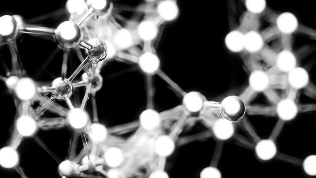 Abstract network of connected nodes