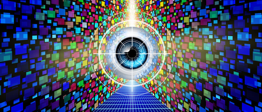 Digital Tyranny as a security concept for mass surveillance oppression and Censorship or Algorithmic manipulation as facial recognition to control or oppress and tracking the population