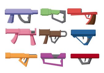 gun design on white background vector