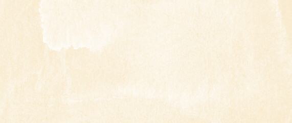 Vector watercolor texture on old paper. Vintage vector illustration for background. Hand drawn beige abstract template for design. Empty blank.