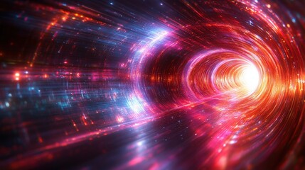 Fototapeta premium Luminous vortex of radiant energies