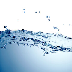 blue water splash