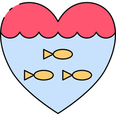 Fishing icon single vector illustration
