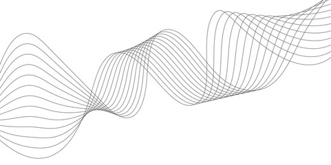 Abstract white background with a glowing abstract waves. Abstract wave element for design. Digital frequency track equalizer, Futuristic background design. Long exposure, Light painting photography.