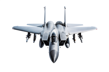 F 15 Fighter jet plane isolated on white background.PNG