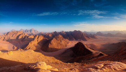 Naklejka premium our mountains near hofuf in saudi arabia