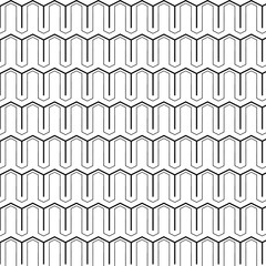 Art Deco seamless vintage wallpaper pattern. Geometric decorative background Vector graphic line illustration. Black and white abstract Design for package, cosmetic, textile, cards.