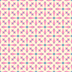 Seamless Colorful Geometric Pattern Design