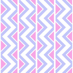Seamless Chevron Pattern in Pink and Lavender
