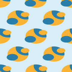 Seamless Colorful Abstract Geometric Pattern Design