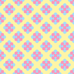 Abstract seamless texture background in geometric decorative style.
