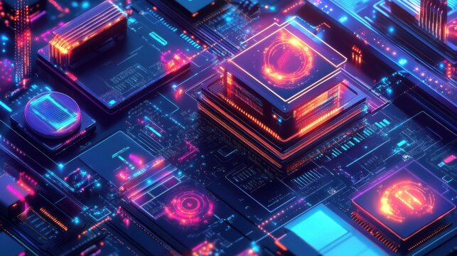 IT software solutions abstract concept vector illustration set. Enterprise IT management, big data developer, business process automation, user interface, software engineering abstract metaphor. illu