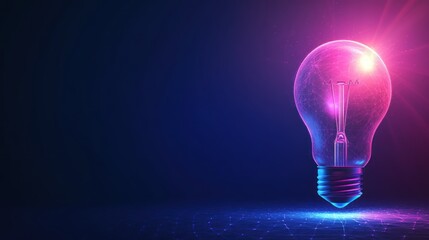 Illuminating Ideas: A Glowing Concept of Innovation and Inspiration