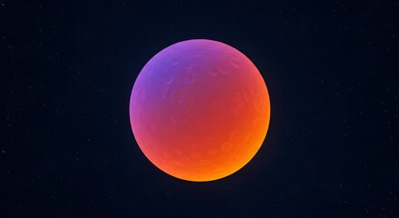 Soft glowing orb with smooth gradient lighting
