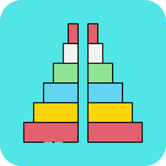 LGBT icon single vector illustration