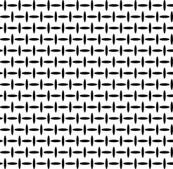 Seamless geometric texture in the form of an abstract pattern of black ovals located perpendicularly
