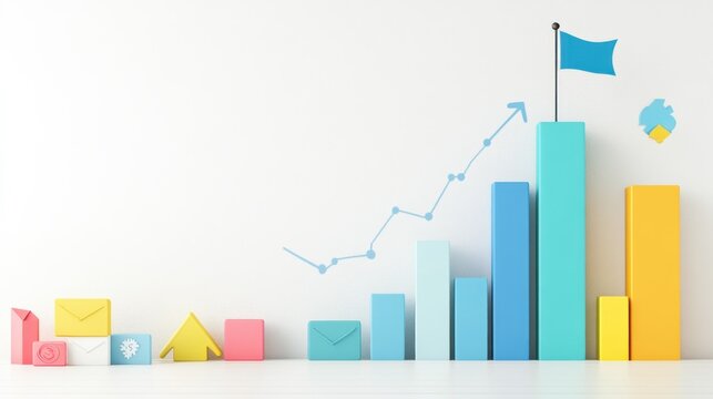 Growth and Success: A Visual Representation of Business Expansion and Achievement