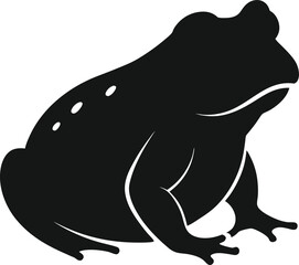 toad vector silhouette illustration