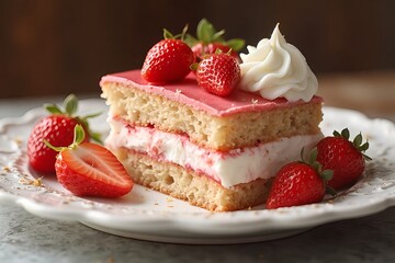 cheesecake with strawberries