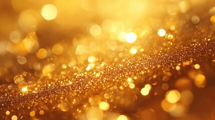 Gold Glitter Sparkle Light Effect
