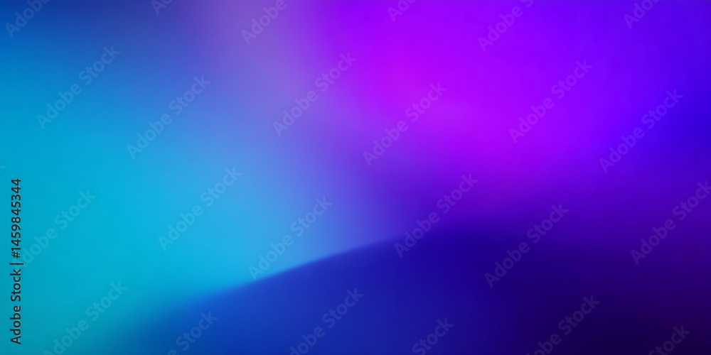 Poster Abstract background of blurred blue and purple gradients, creating a smooth transition of color, ideal for digital design or presentation, symbolizing serenity and tranquility