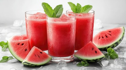 Refreshing Watermelon Smoothie.