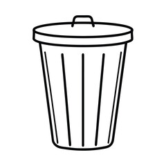 vector trash can icon