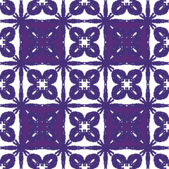 Symmetry floral pattern