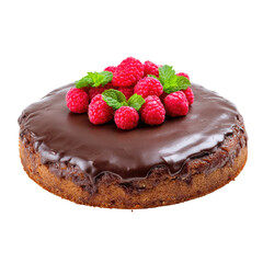 Keto Friendly Almond Flour Cake With Sugar  isolated on a transparent background