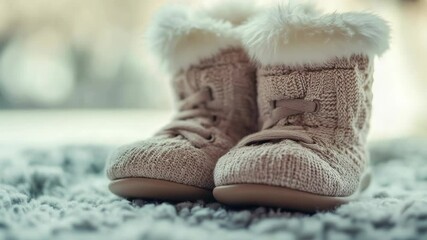  tiny baby shoes, a symbol of new life and innocence