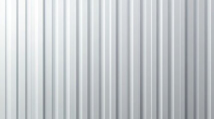 Obraz premium Abstract White Corrugated Metal Texture: A Clean and Minimalist Background