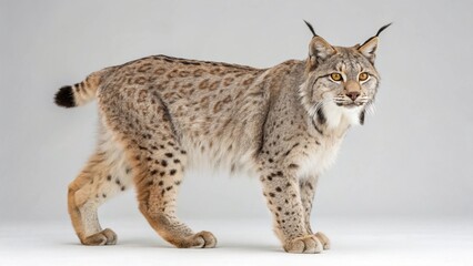 Obraz premium Canada Lynx on studio background