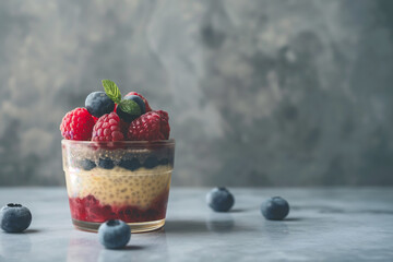 Chia Pudding with Berries