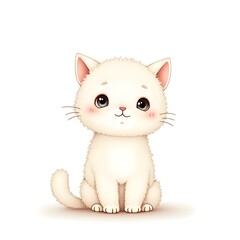 Obraz premium cute adorable cat sitting