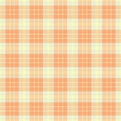 Pastel peach and cream plaid pattern.  Perfect for textile designs, backgrounds, or website design.