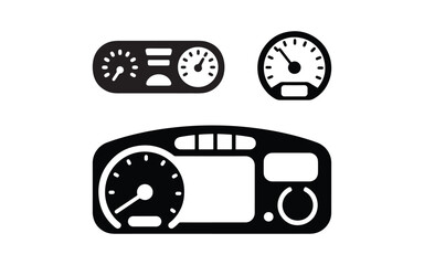 Car dashboard icon