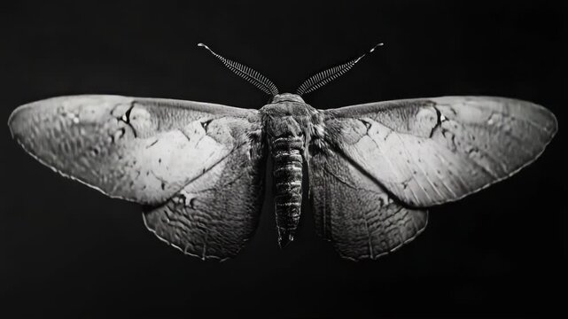 A close-up shot of a moth on a background