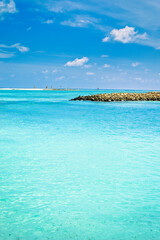 The beautiful island of Maafushi in the Maldives. This was on valentines day this year 12.2.22 . It was very sunny and extremely beautiful. It was very quiet due the Covid 19 pandemic. 