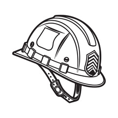 Vector-art a power lineman hard hat isolated 