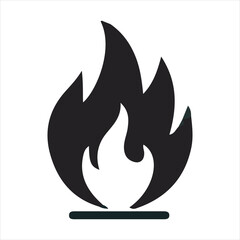 vector fire icon