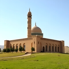 Obraz premium Qirqqiz Fortress, the first Islamic Academy for girls located on the outskirts of Termiz in the Surxondaryo region of Uzbekistan, Central Asia