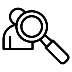 Hiring Vector Line Icon Design