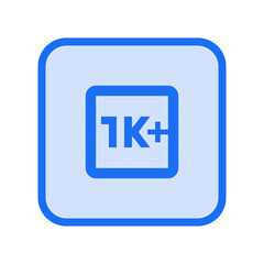 1K Plus Resolution Outlined