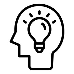 Knowledge Vector Line icon Design